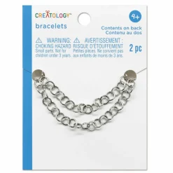 Silver Bracelet Chains by Creatology™, 2ct.