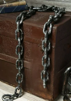 Silver Chain Link Rope Prop Accessory