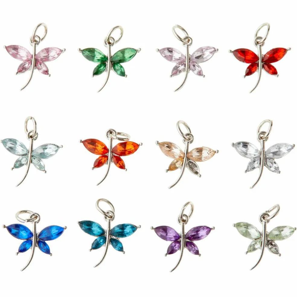 Silver-Colored Dragonfly Charm Mix by Bead Landing™