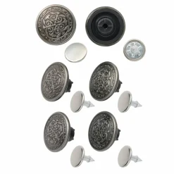 Silver Filigree Jean Buttons by Loops & Threads™