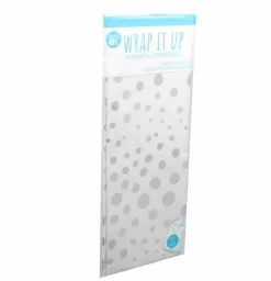 Silver Foil Stamped Tissue