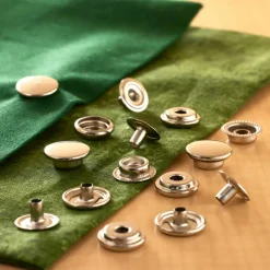 Silver Heavy Duty Snaps by Loops & Threads™
