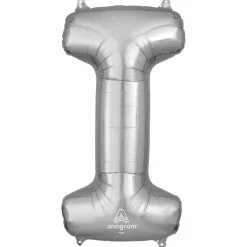 32" Silver Letter Foil Balloon