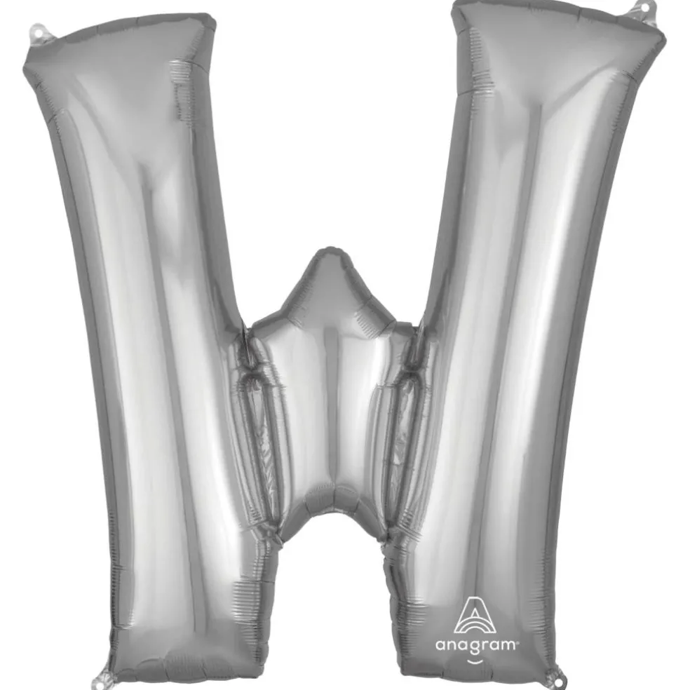 32" Silver Letter Foil Balloon