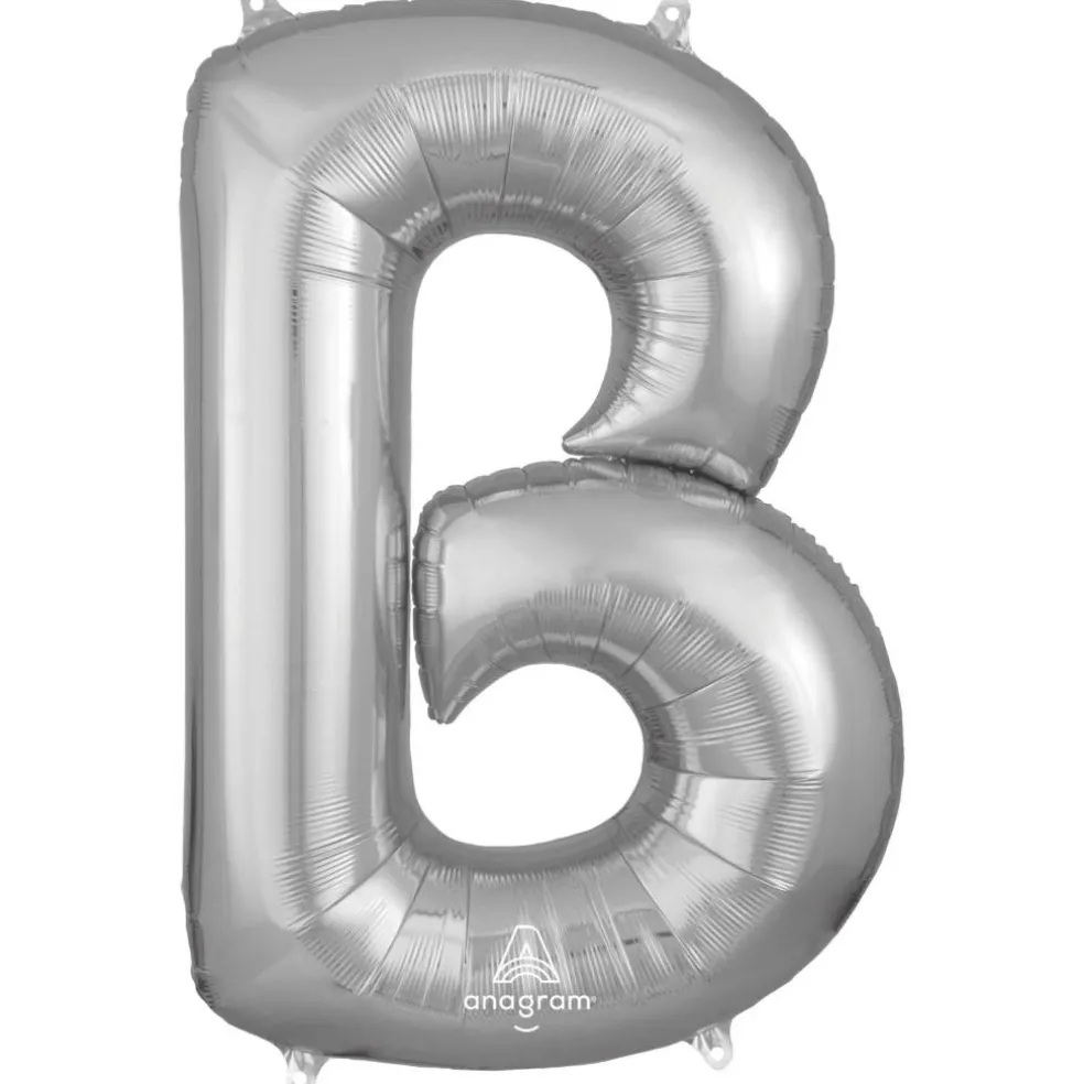 32" Silver Letter Foil Balloon