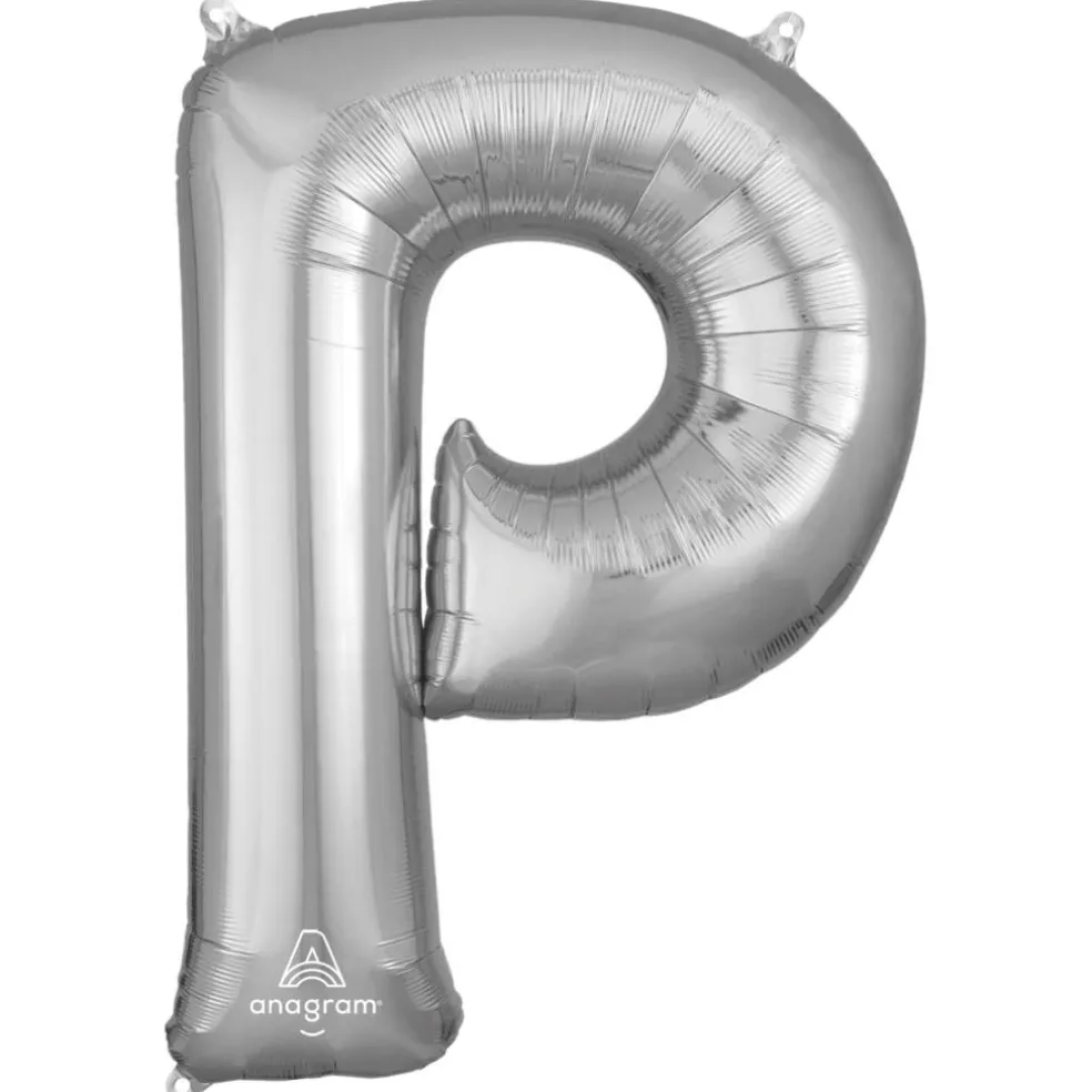 32" Silver Letter Foil Balloon