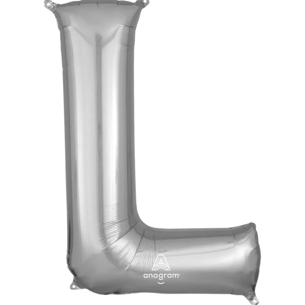 32" Silver Letter Foil Balloon