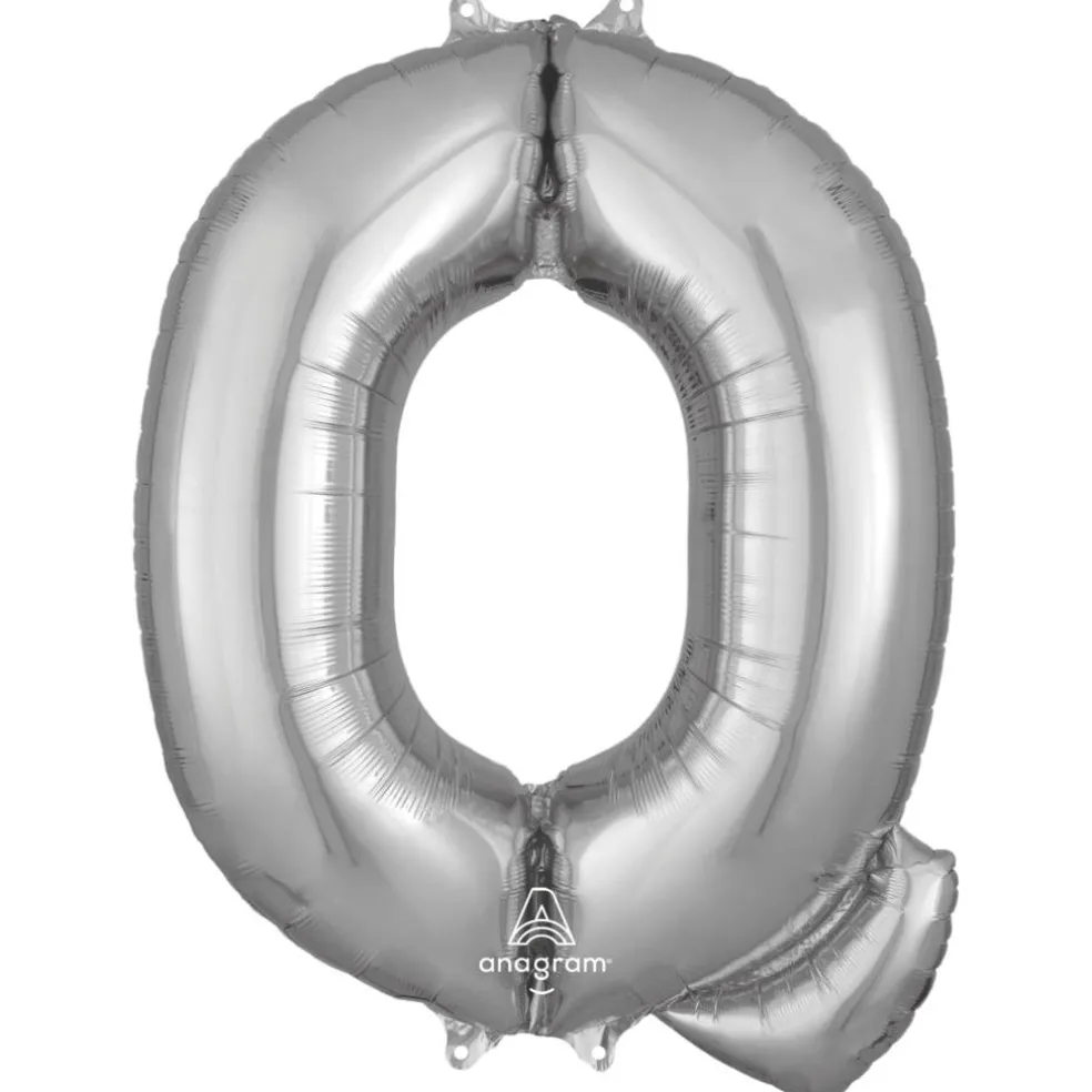32" Silver Letter Foil Balloon