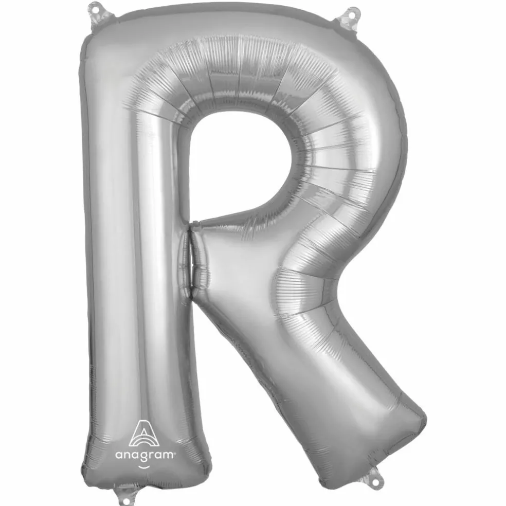 32" Silver Letter Foil Balloon