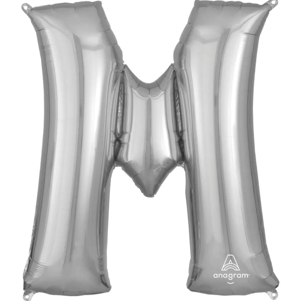 32" Silver Letter Foil Balloon