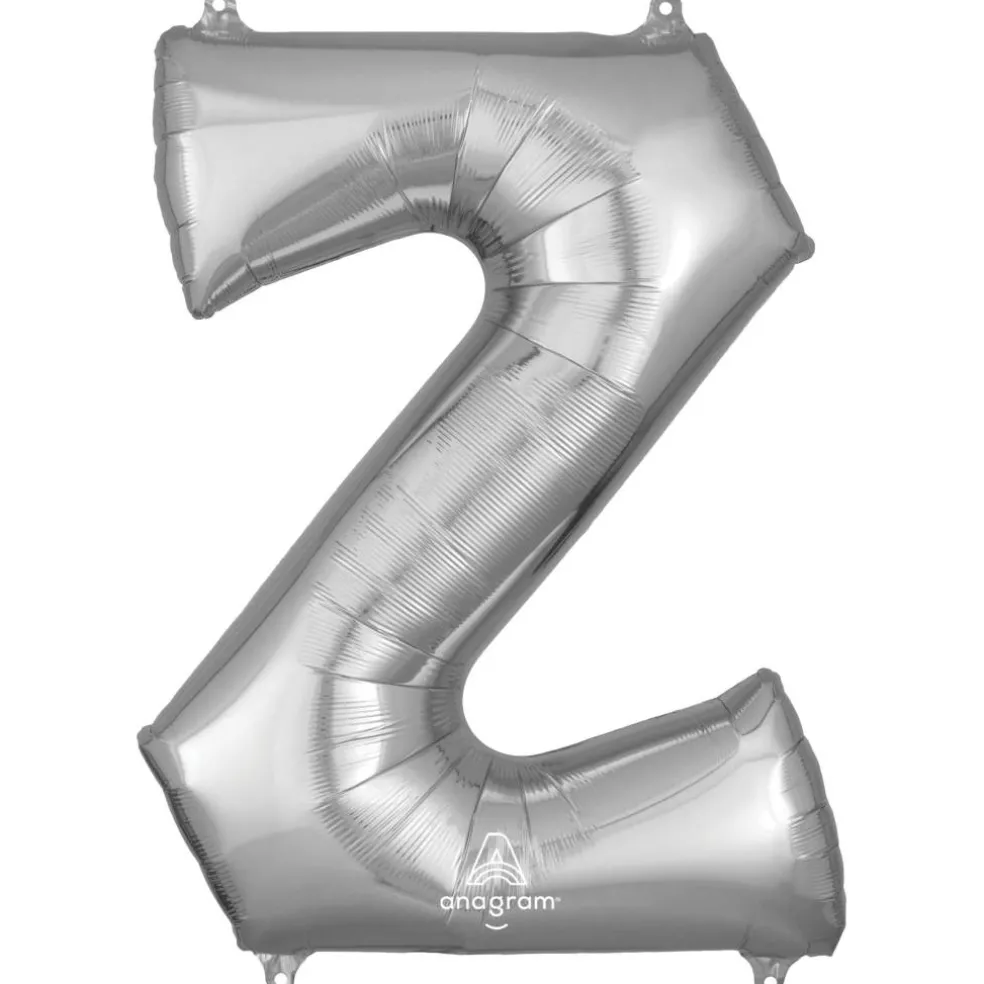 32" Silver Letter Foil Balloon