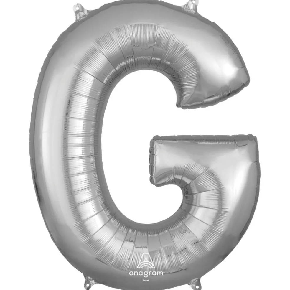 32" Silver Letter Foil Balloon