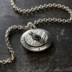 Silver Metal Compass Pendant by Bead Landing™