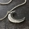Silver Metal Moon Pendant by Bead Landing™