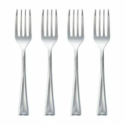 Silver Plastic Mini Forks by Celebrate It™, 24ct.