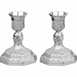 Silver Plated Candlesticks Set