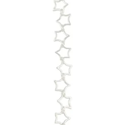 7.5" Silver Star Charm Bracelet by Bead Landing™