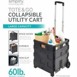 Simplify Jumbo Tote & Go Collapsible Utility Cart