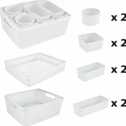 Simplify 10-Piece Organizing Basket Set