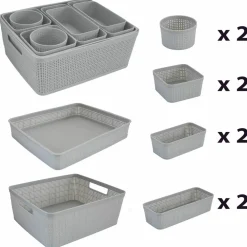 Simplify 10-Piece Organizing Basket Set