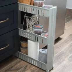 Simplify 3-Tier Slim Slide-Out Storage Cart