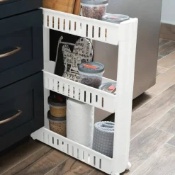 Simplify 3-Tier Slim Slide-Out Storage Cart