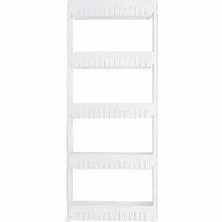 Simplify 5-Tier Slim Slide-Out White Storage Cart