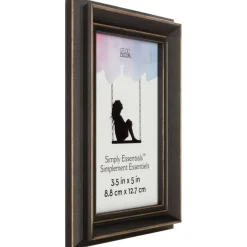 Simply Essentials™ Distressed Black Wood Frame by Studio Décor®