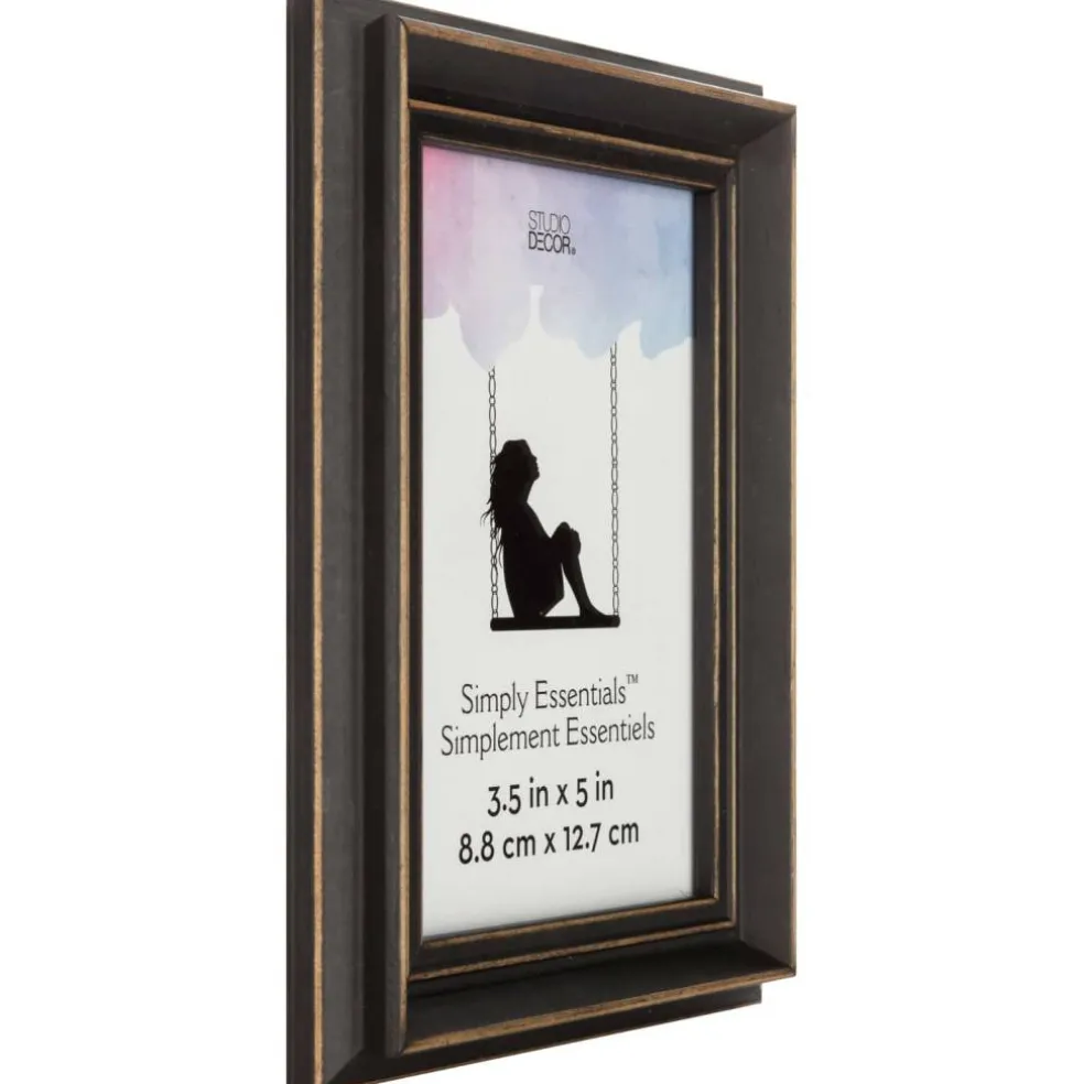 Simply Essentials™ Distressed Black Wood Frame by Studio Décor®