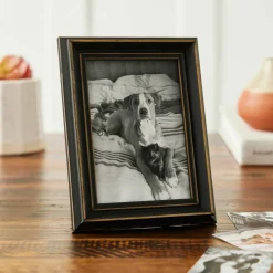Simply Essentials™ Distressed Black Wood Frame by Studio Décor®