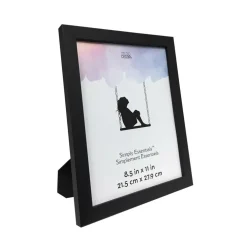 Simply Essentials™ 8.5" x 11" Black Flat Top Frame by Studio Décor®