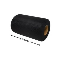 SINGER® Black Tulle Fabric Roll, 6