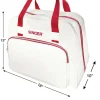 SINGER® Cream & Red Sewing Machine Carry Case