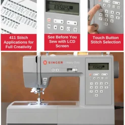 SINGER® HD6700C Heavy Duty Sewing Machine