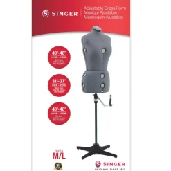 SINGERĀ® Medium/Large Adjustable Dress Form