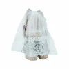 6.75" Sisal Fox Bride with Roses Natural Decorative Animal by Ashland®