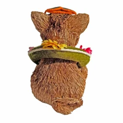 5.5" Sisal Pig in Swimming Float by Ashland®