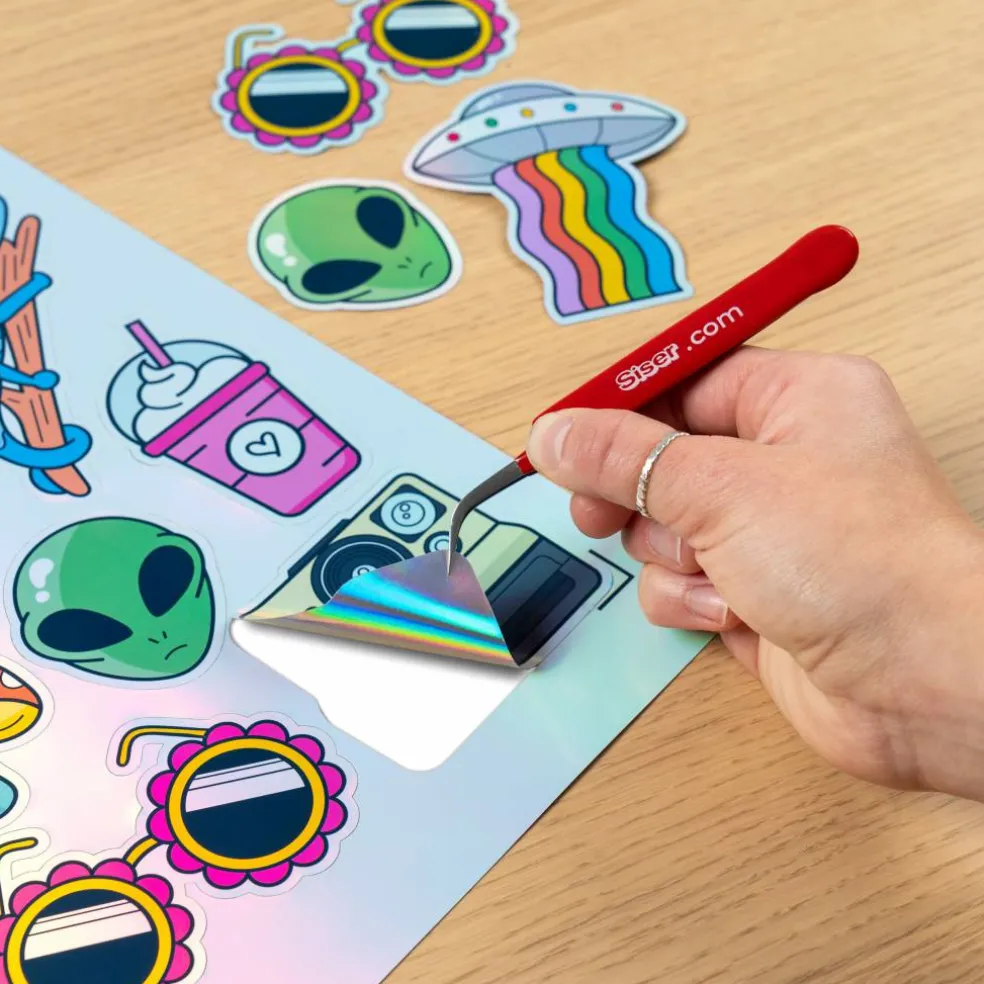 Siser® Easy® Stickers 8.5" x 11" Holographic Inkjet Printable Vinyl Sheets, 10ct.