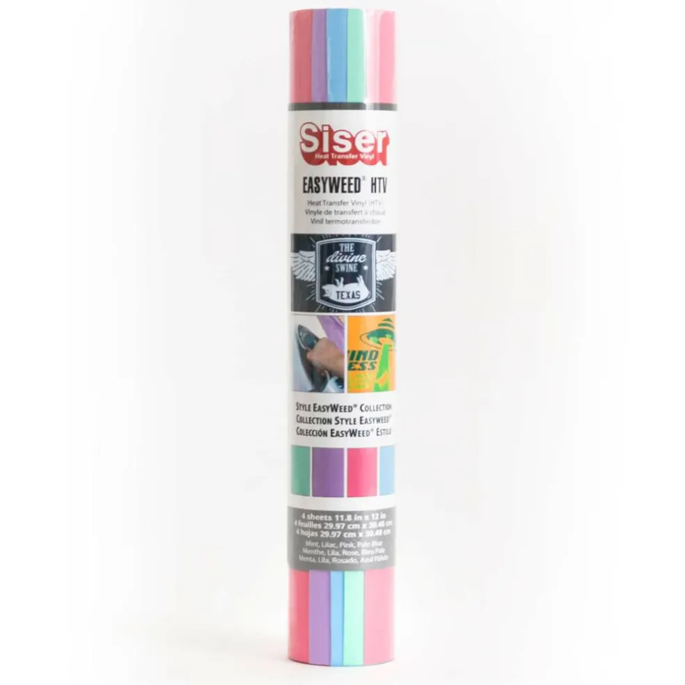 Siser EasyWeed Heat Transfer Vinyl Style Sampler 12in