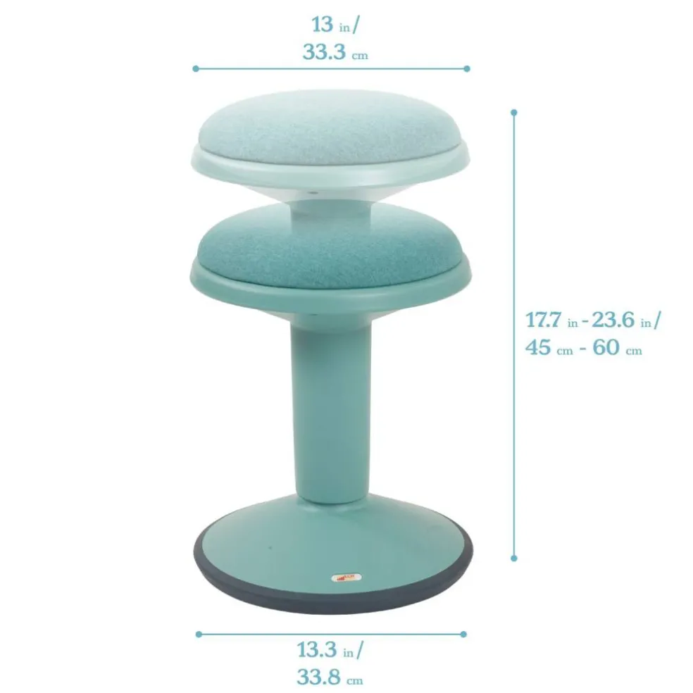 Sitwell Wobble Stool with Cushion, Adjustable Height, Active Seating