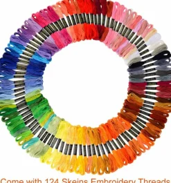 124 Skeins Embroidery Floss