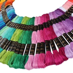 122 skeins Embroidery Floss - Embroidery Thread - Friendship Bracelet String for Cross Stitch, Hand Embroidery, String Art