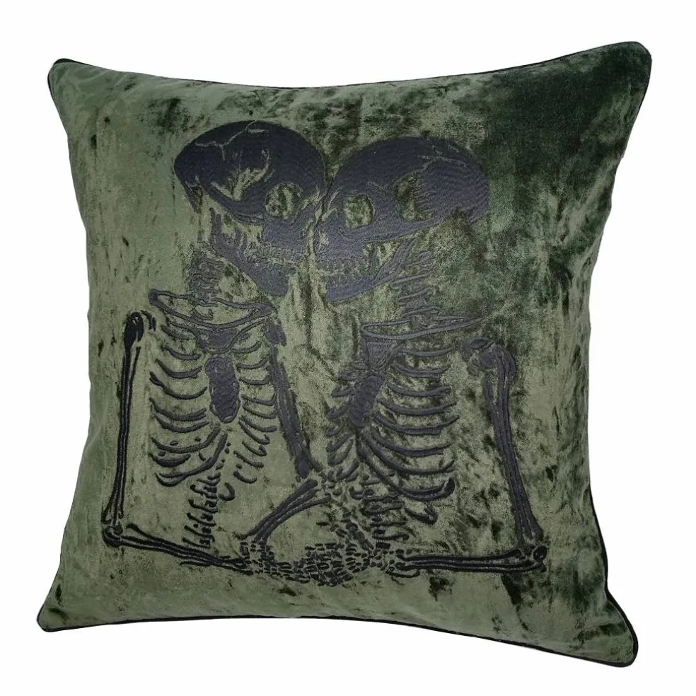 18" Skeleton Couple Pillow by Ashland®