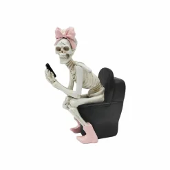 7.2" Skeleton on Toiler with Phone Tabletop Décor by Ashland®