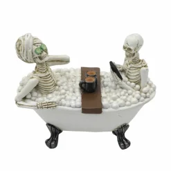 6.7" Skeletons with Bathtub Tabletop Décor by Ashland®