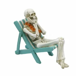 7.5" Skeleton with Beach Chair Tabletop Décor by Ashland®