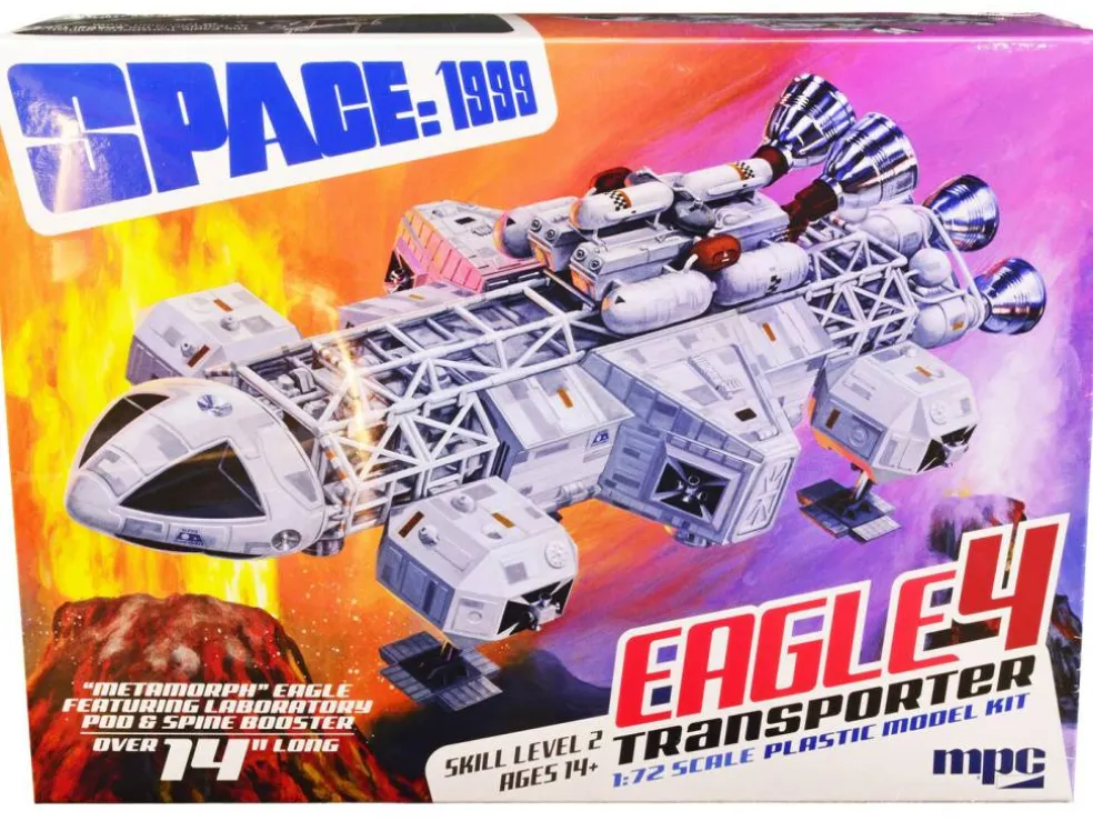 Skill 2 Eagle 4 Transporter "Space: 1999" (1975-1977) TV Show Model Kit 1/72 Scale Model by MPC