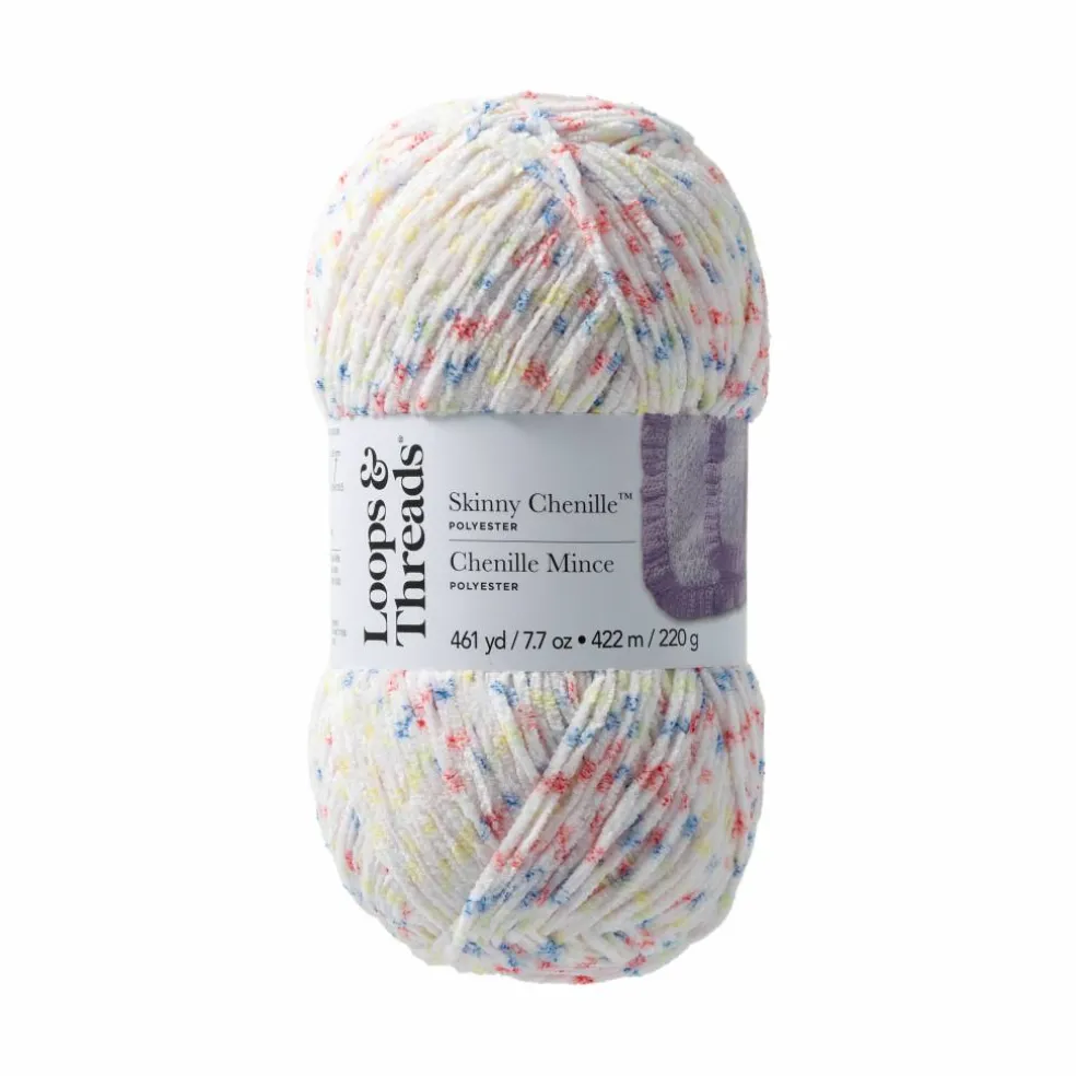 Skinny Chenille™ Multi Yarn by Loops & Threads®