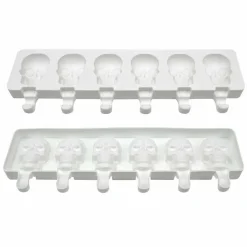Skull Cakesicle Mold – Halloween Silicone Popsicle & Chocolate Mold