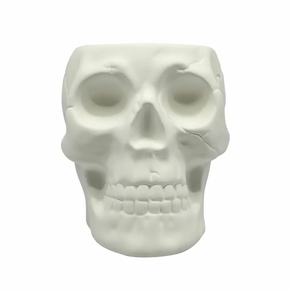 6.25" Skull DIY Ceramic Vase by Make Market®